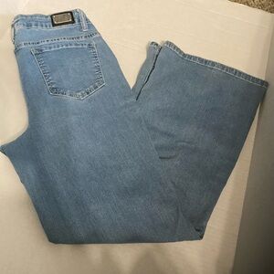 Earls flare leg jeans size 10 . Inseam approximately 30” in preowned condition